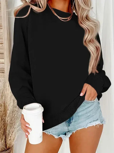 Loose Sweatshirt Casual Long Sleeve Women Autumn and winter  Comfortable Pullover Crewneck Loose Female Clothes