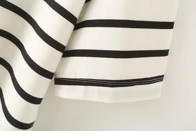 Striped Women's Fashion T-shirts O-neck Short Sleeve Tee Tshirts Blouse Top Cotton Tops for Summer 2024 Harajuku Tshirt