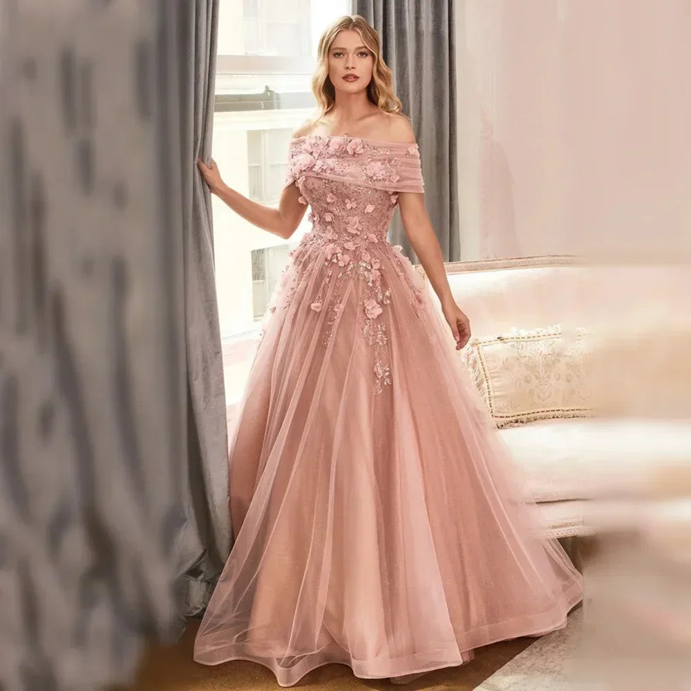 Formal Elegant Women's Dresses for Party Evening Gown Robe Long Luxury Suitable Request Prom Occasion 2025 Wedding Customized