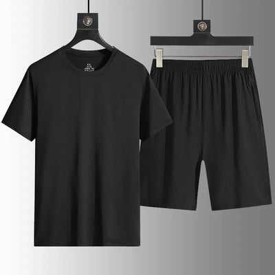 Men's Casual Sets Male Fashion Shorts and Shirts Shirts Shorts 2025 Summer New Styles Fashion Sportswear Men Full Size M-5XL New