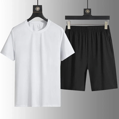 Men's Casual Sets Male Fashion Shorts and Shirts Shirts Shorts 2025 Summer New Styles Fashion Sportswear Men Full Size M-5XL New