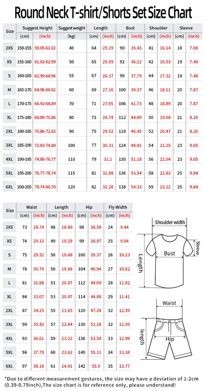 Casual Summer Sports Wear Loose Fit Men Suit USA Trendy Short Sleeves T Shirt 2 Piece Set Lightweight Fashionable Streetwears
