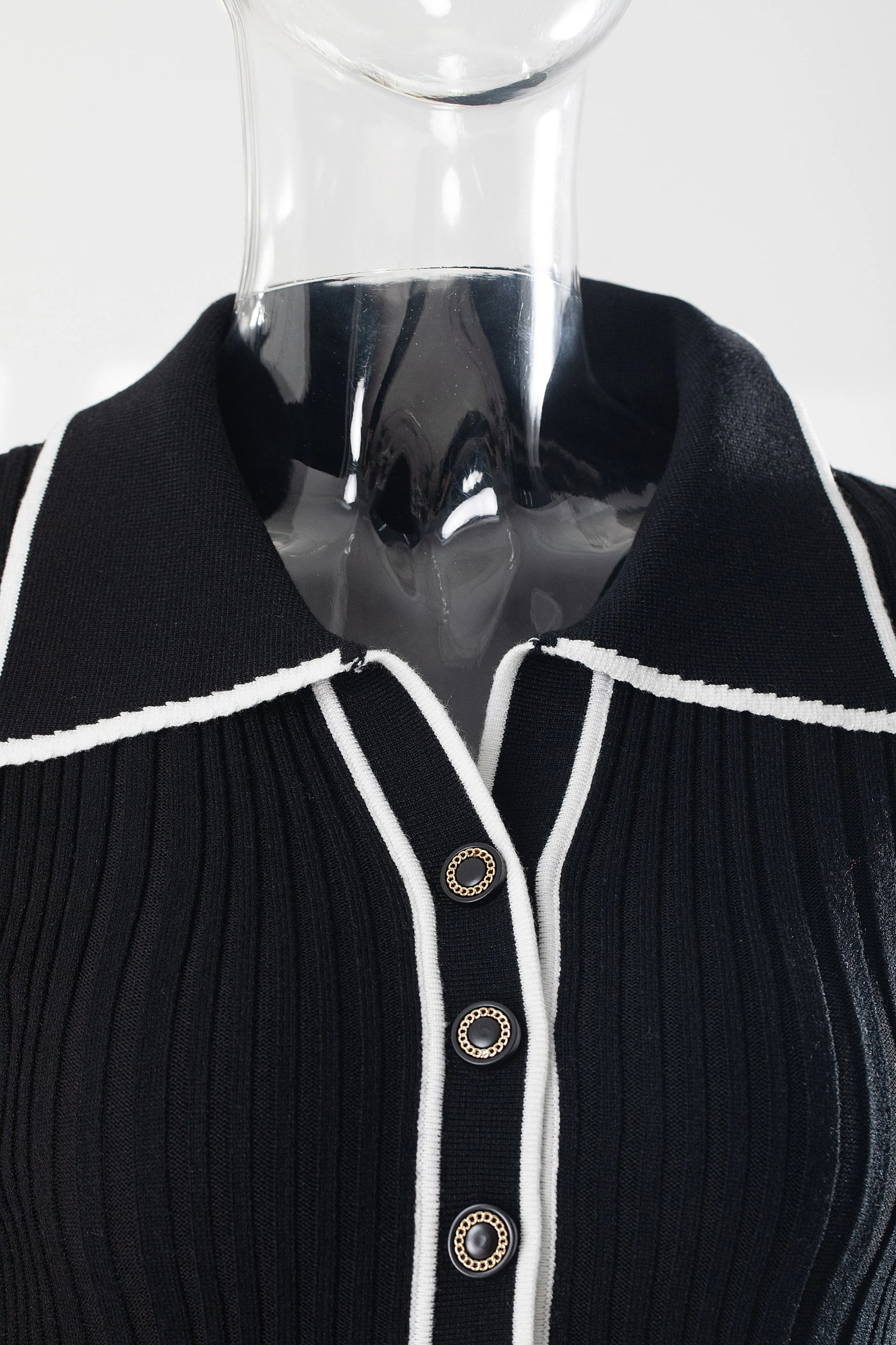 Elegant Ruffled Women Dress Long  Pit Stripe Knit Dresses For Winter Autumn Retro Lapel Pearl Button Fall Fashion Vestidos Robes