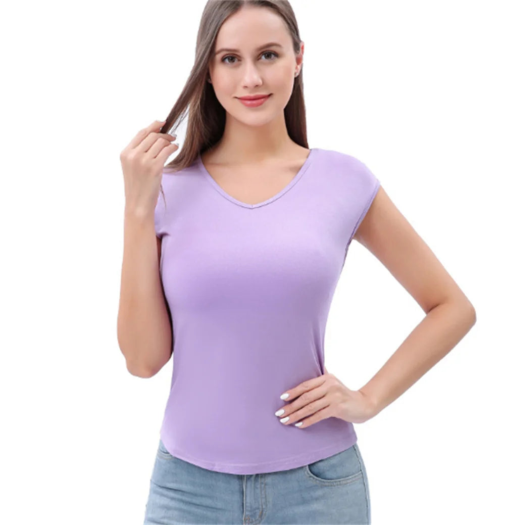 Plus Size T Shirts  For Women Roll Up Short SleeveCrew Neck Tops Loose Causal Short Sleeve Crew Neck Tee 2X 3X 4X US26
