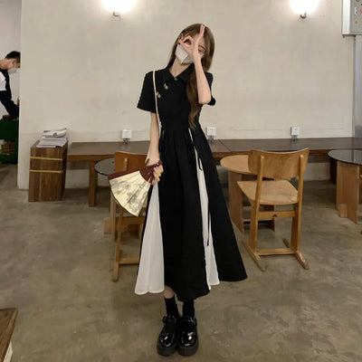 Midi Dresses Women Bandage Design Elegant Temperament Korean Style Lady A-line Trendy Casual Daily Summer Simple New Vestidos
