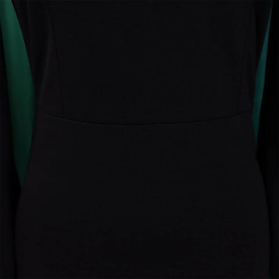 Elegant Office Dress for Women Professional Skew Collar Full Sleeve Sheath Package Hips Mid Calf Formal Business Work Wear Dress