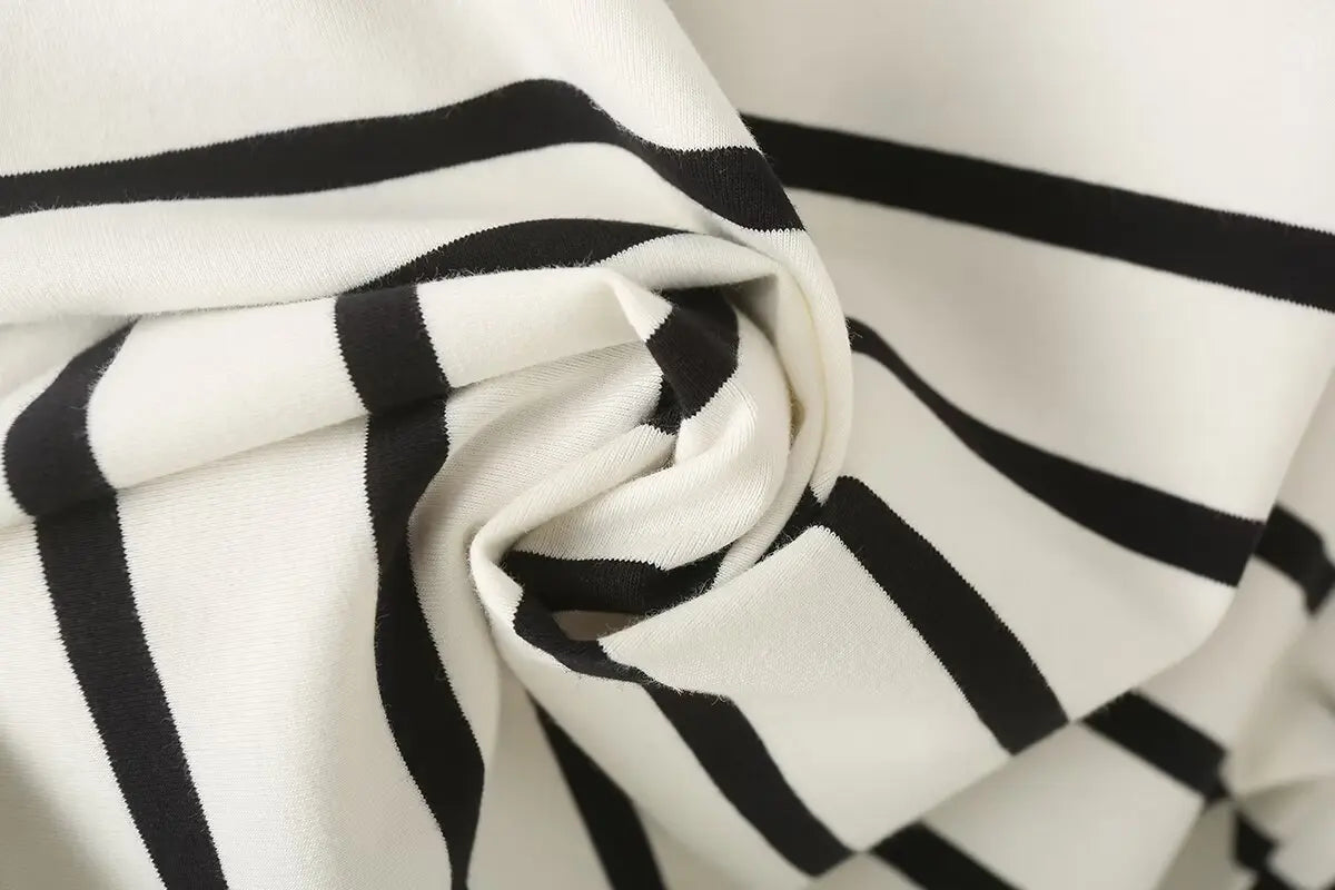 Striped Women's Fashion T-shirts O-neck Short Sleeve Tee Tshirts Blouse Top Cotton Tops for Summer 2024 Harajuku Tshirt