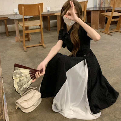 Midi Dresses Women Bandage Design Elegant Temperament Korean Style Lady A-line Trendy Casual Daily Summer Simple New Vestidos
