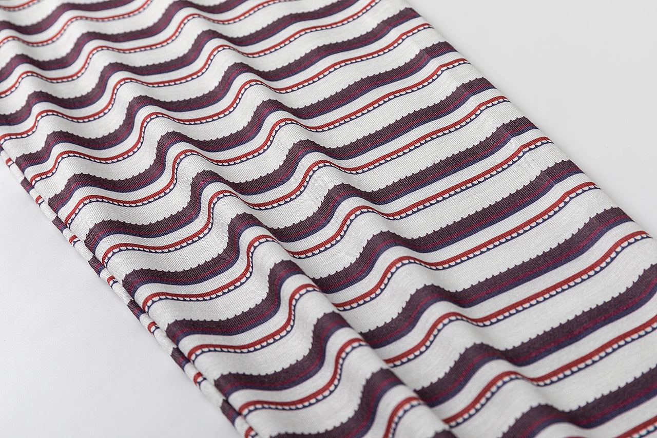 Striped Contrast Long Sleeve T-shirt Women Buttons Turndown Collar Loose T Shirt 2025 Spring New Streetwear Vintage Casual Tees