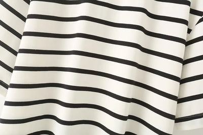 Striped Women's Fashion T-shirts O-neck Short Sleeve Tee Tshirts Blouse Top Cotton Tops for Summer 2024 Harajuku Tshirt