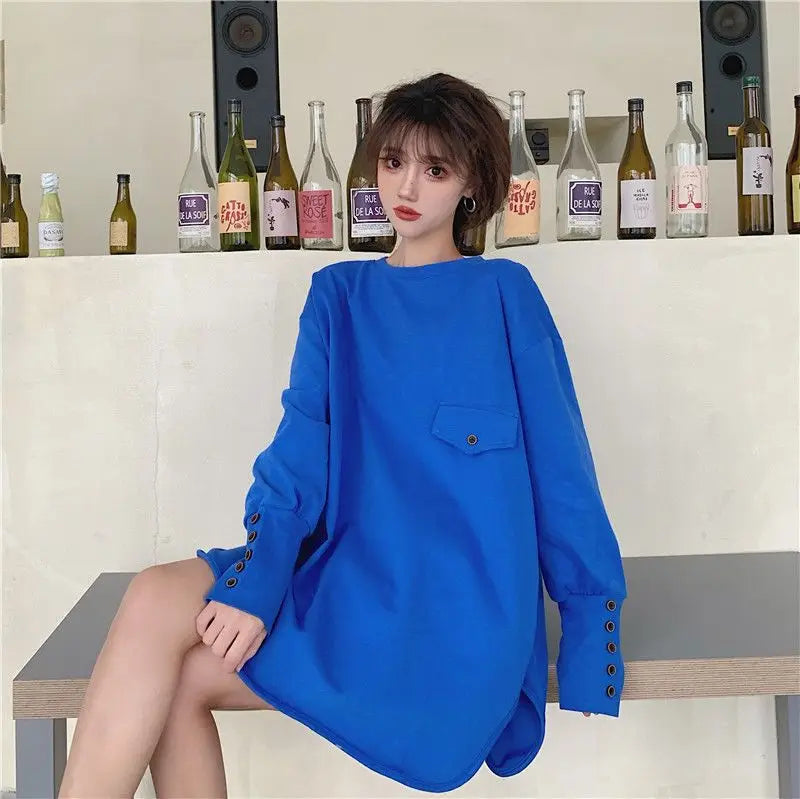 Cotton White Tshirts 2024 Clothes Plain Blue Female Tops Women's T Shirts Loose Funny Spring and Autumn Sale Elegant Youth Tees