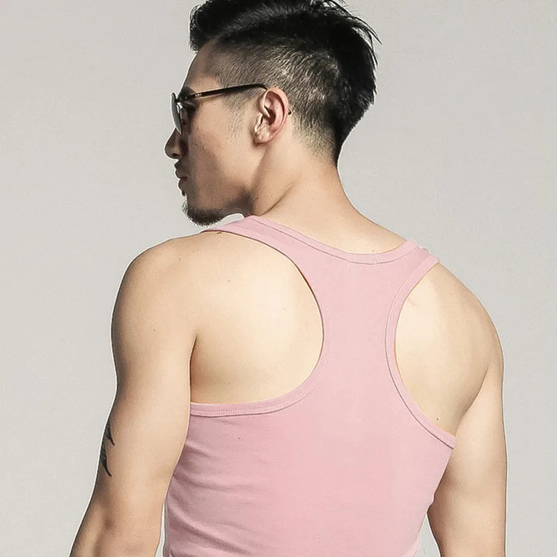 2025 Brand Clothing 95% Cotton Men Tank Tops Casual Gilet For Male Sleeveless Man Vest Gymclothing fitness Men Vests Top New