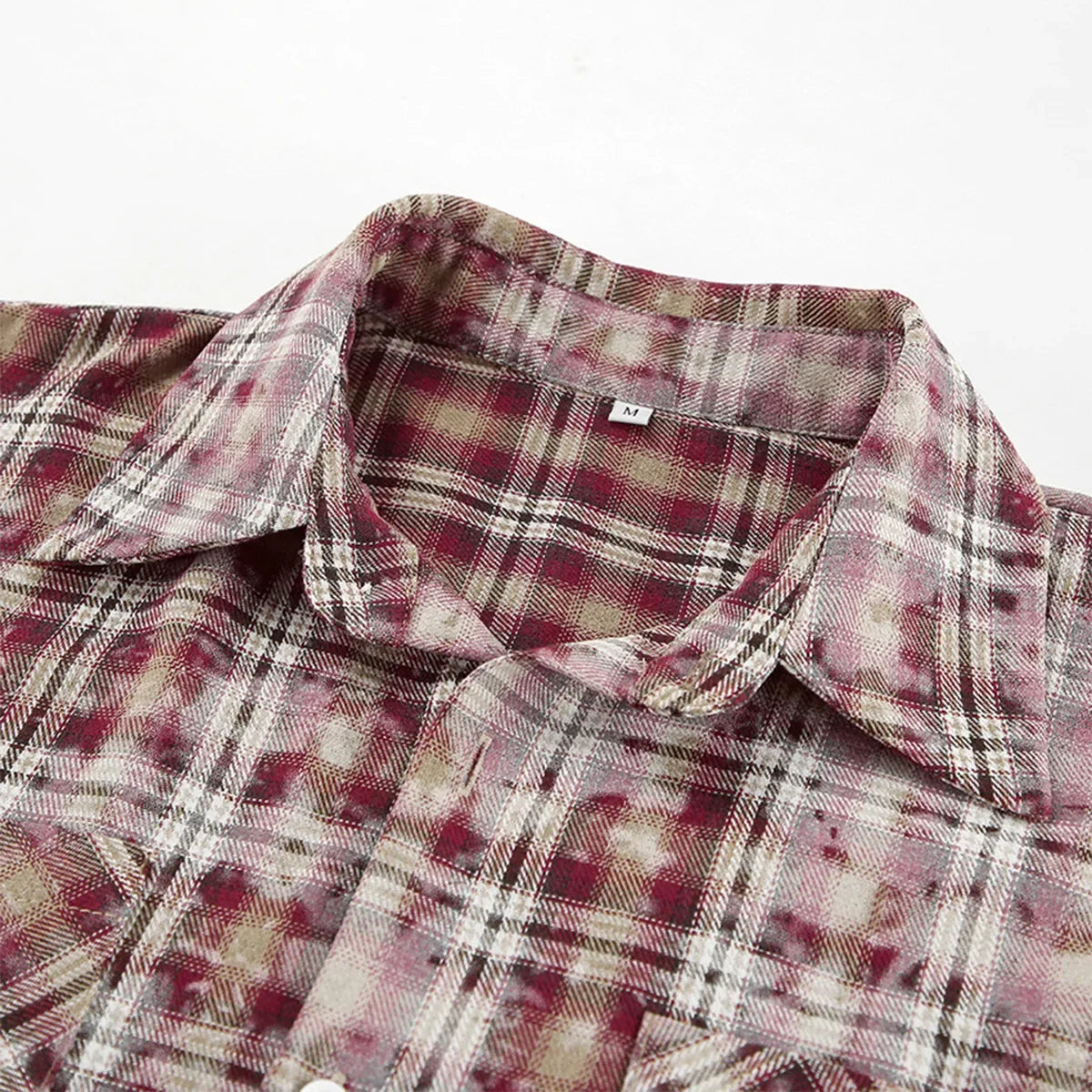Wolfeel  Spring  Autumn New Personalized Street Retro Vintage Plaid Shirt Women's Loose Outer Long Sleeved Women Loose Shirt