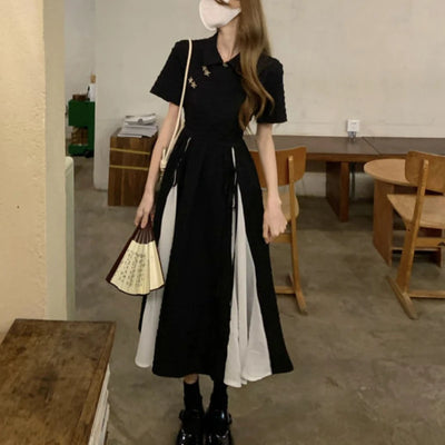 Midi Dresses Women Bandage Design Elegant Temperament Korean Style Lady A-line Trendy Casual Daily Summer Simple New Vestidos