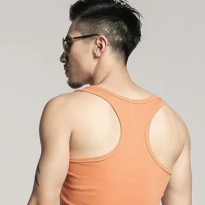 2025 Brand Clothing 95% Cotton Men Tank Tops Casual Gilet For Male Sleeveless Man Vest Gymclothing fitness Men Vests Top New