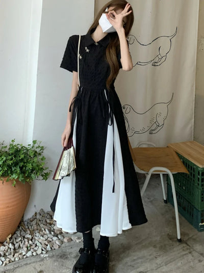 Midi Dresses Women Bandage Design Elegant Temperament Korean Style Lady A-line Trendy Casual Daily Summer Simple New Vestidos