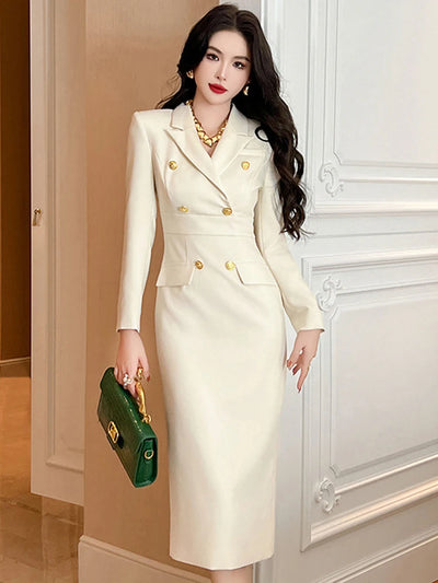 Fashion Ladies Business Formal Occasion Pencil Dresses Women Clothing Elegant Commute Black Slim Dress Mujer Robe Femme Vestidos
